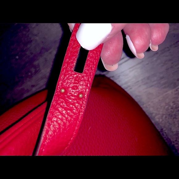 💯 AUTHENTIC Hermes Birkin Rouge Casque 2008/9 - Picture 9 of 14